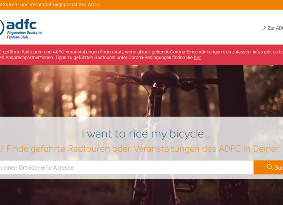 ADFC-Touren- und Veranstaltungsportal ADFC-Touren- und Veranstaltungsportal