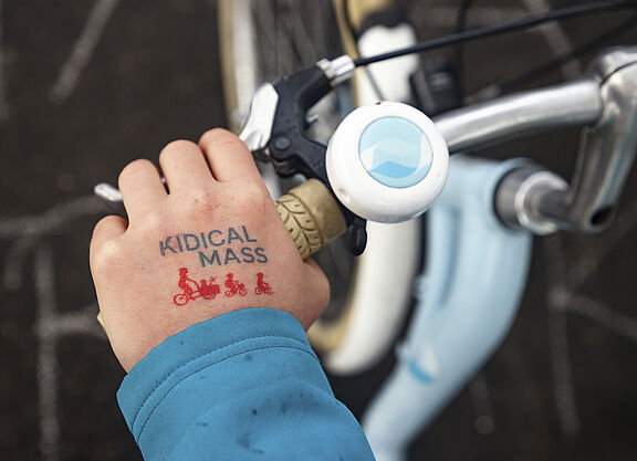 Kidical Mass Tattoo Kidical Mass Tattoo auf Kinderhand